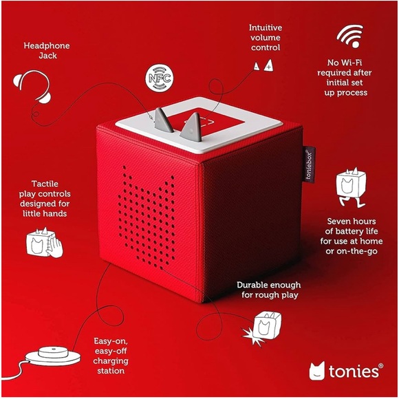 Toniebox Audio Player Starter Set with Playtime Puppy - Picture 3 of 6